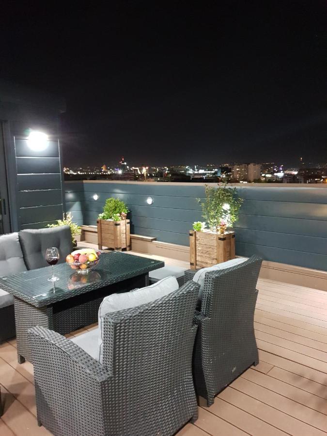 Ferienwohnung Penthouse Lux Belgrad Exterior foto