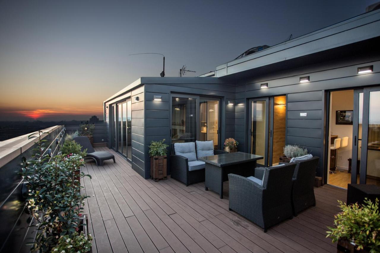 Ferienwohnung Penthouse Lux Belgrad Exterior foto