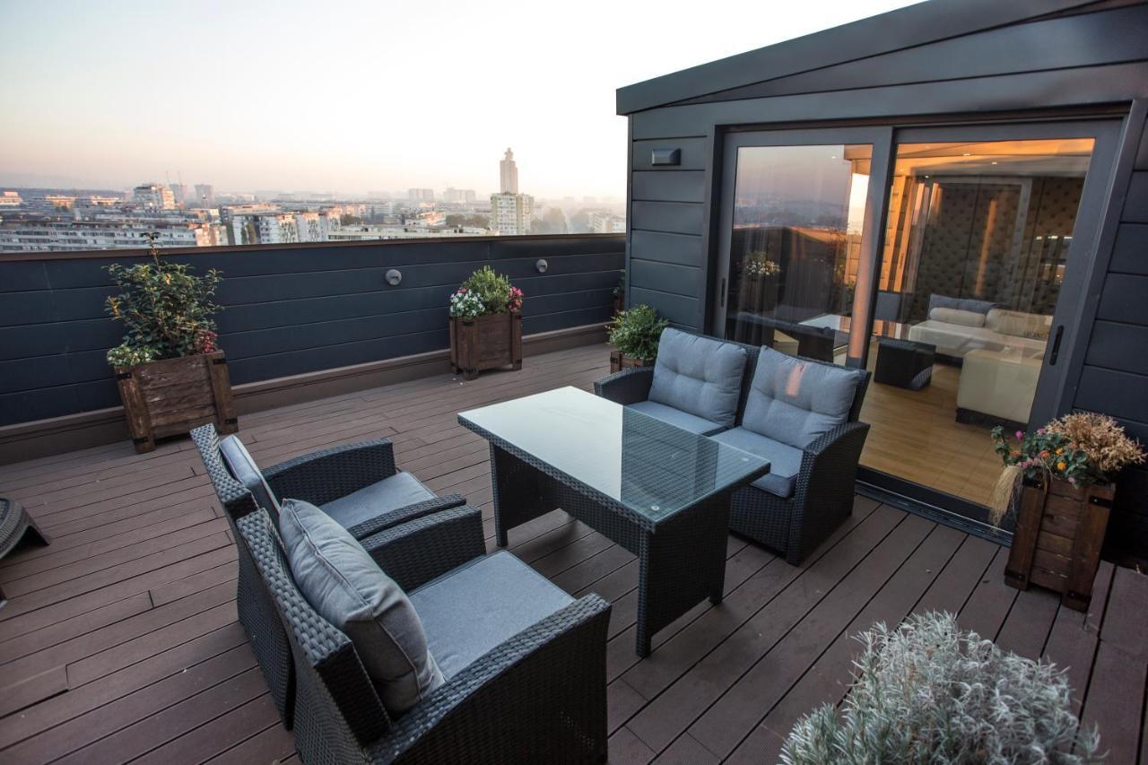 Ferienwohnung Penthouse Lux Belgrad Exterior foto